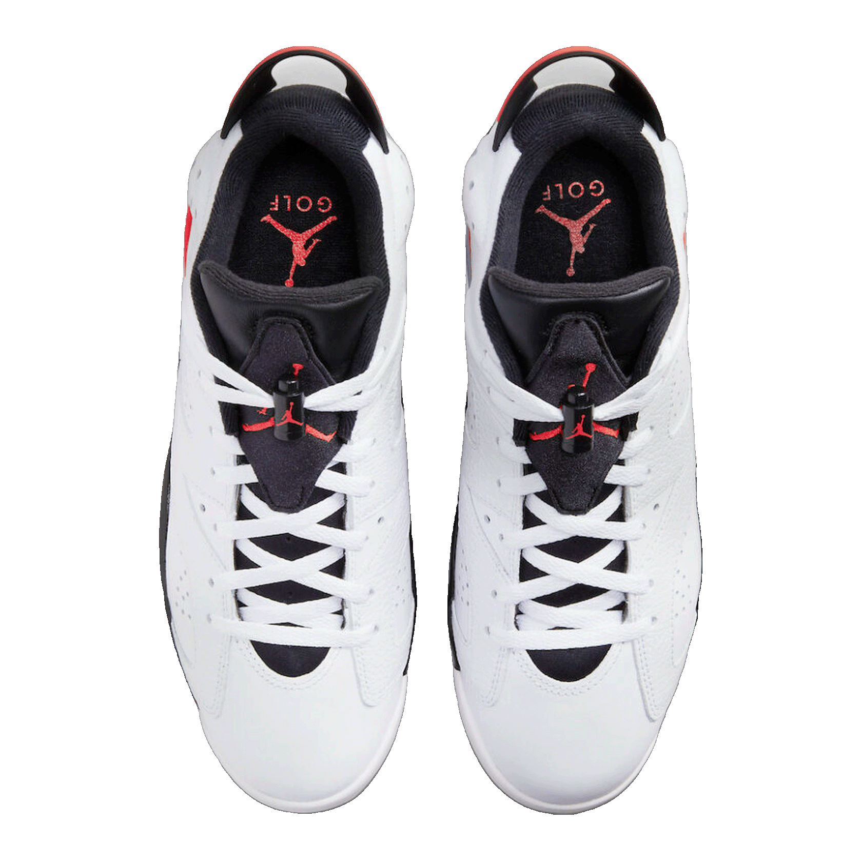 Nike Air Jordan 6 Retro Low Golf White Infrared Oben DV1376-106