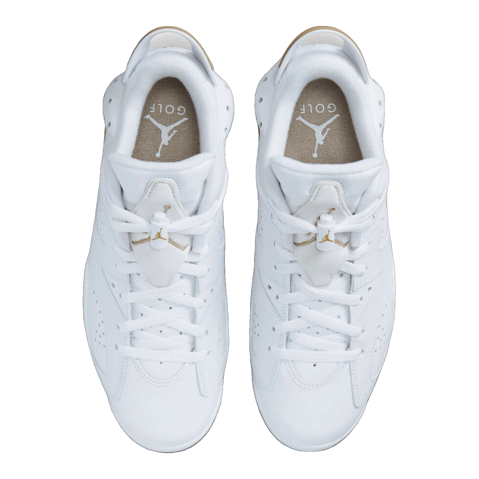 Nike Air Jordan 6 Retro Low Golf White Khaki Oben DV1376-100