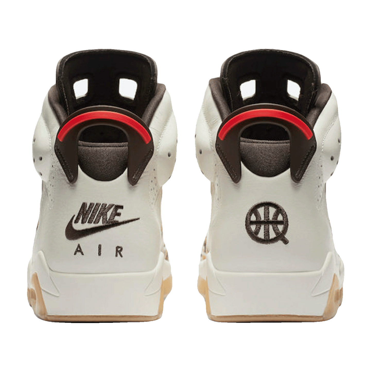 Nike Air Jordan 6 Retro Quai 54 Sail Brown (2020) Back