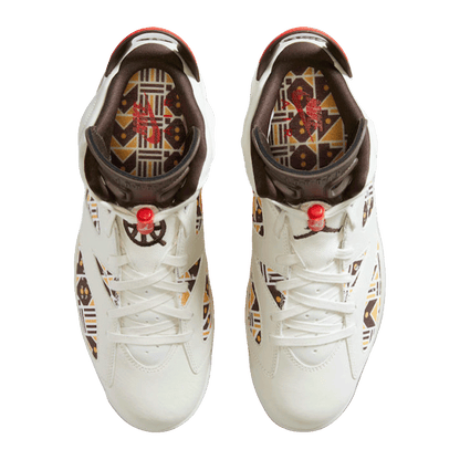 Nike Air Jordan 6 Retro Quai 54 Sail Brown (2020) Oben