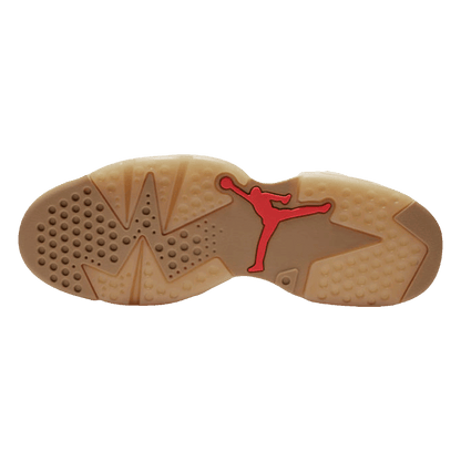 Nike Air Jordan 6 Retro Quai 54 Sail Brown (2020) Sohle