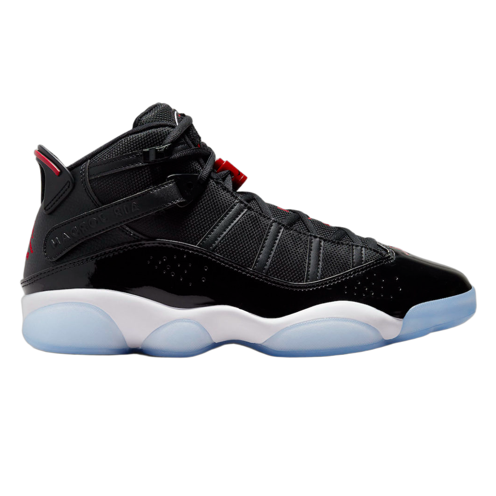 Nike Air Jordan 6 Rings Black Gym Red (GS) 323419-012