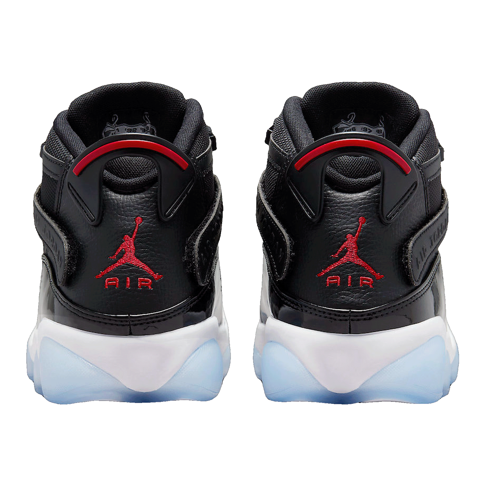 Nike Air Jordan 6 Rings Black Gym Red (GS) Back 323419-012