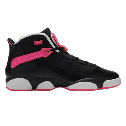 Nike Air Jordan 6 Rings Black Hyper Pink White (GS) 323399-061