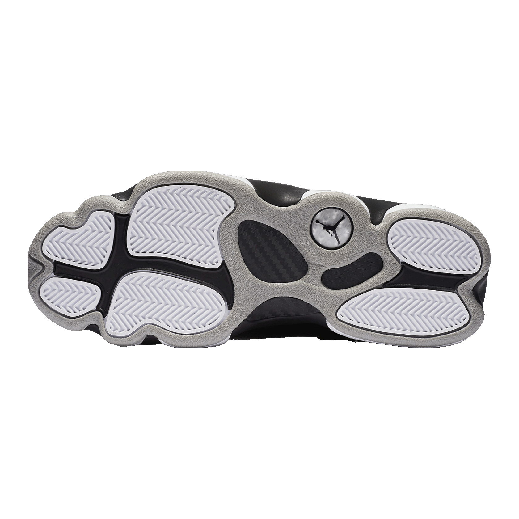 Nike Air Jordan 6 Rings Black Matte Silver Sohle