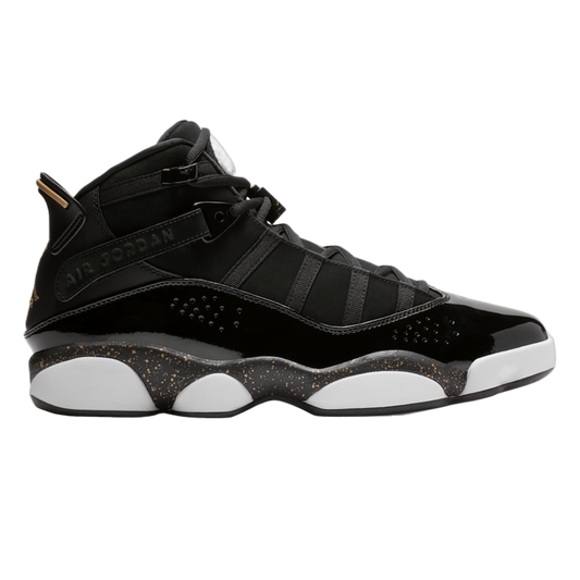 Nike Air Jordan 6 Rings Black Metallic Gold White 322992-007