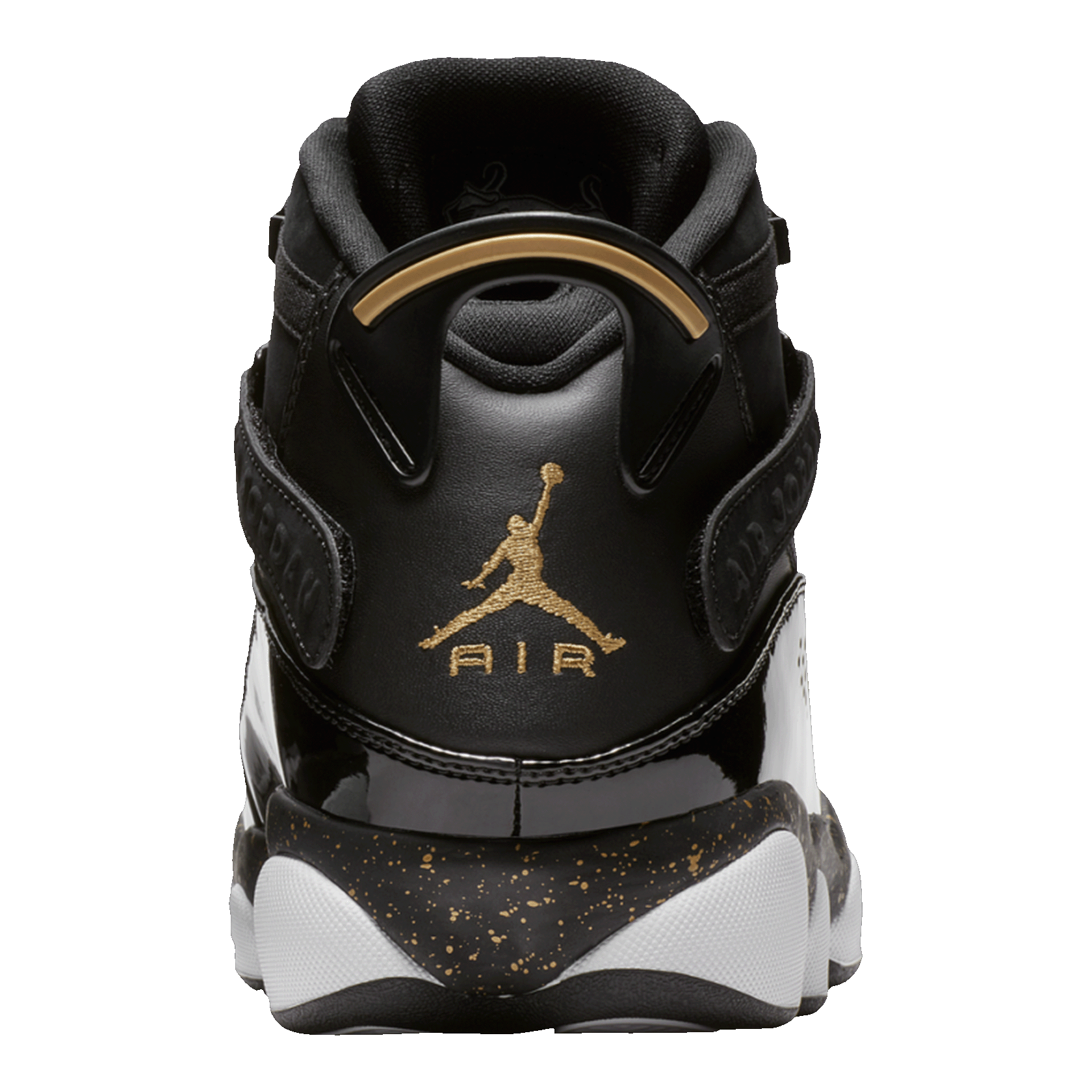 six rings black and gold