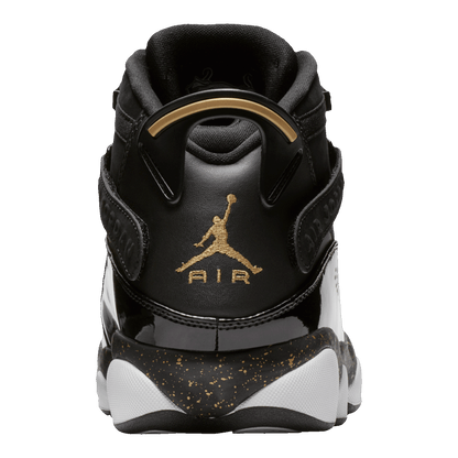 Nike Air Jordan 6 Rings Black Metallic Gold White Back 322992-007