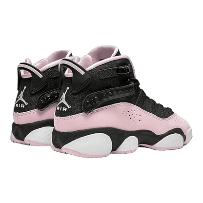 Nike Air Jordan 6 Rings Black Pink Foam (GS) Back 323399-006