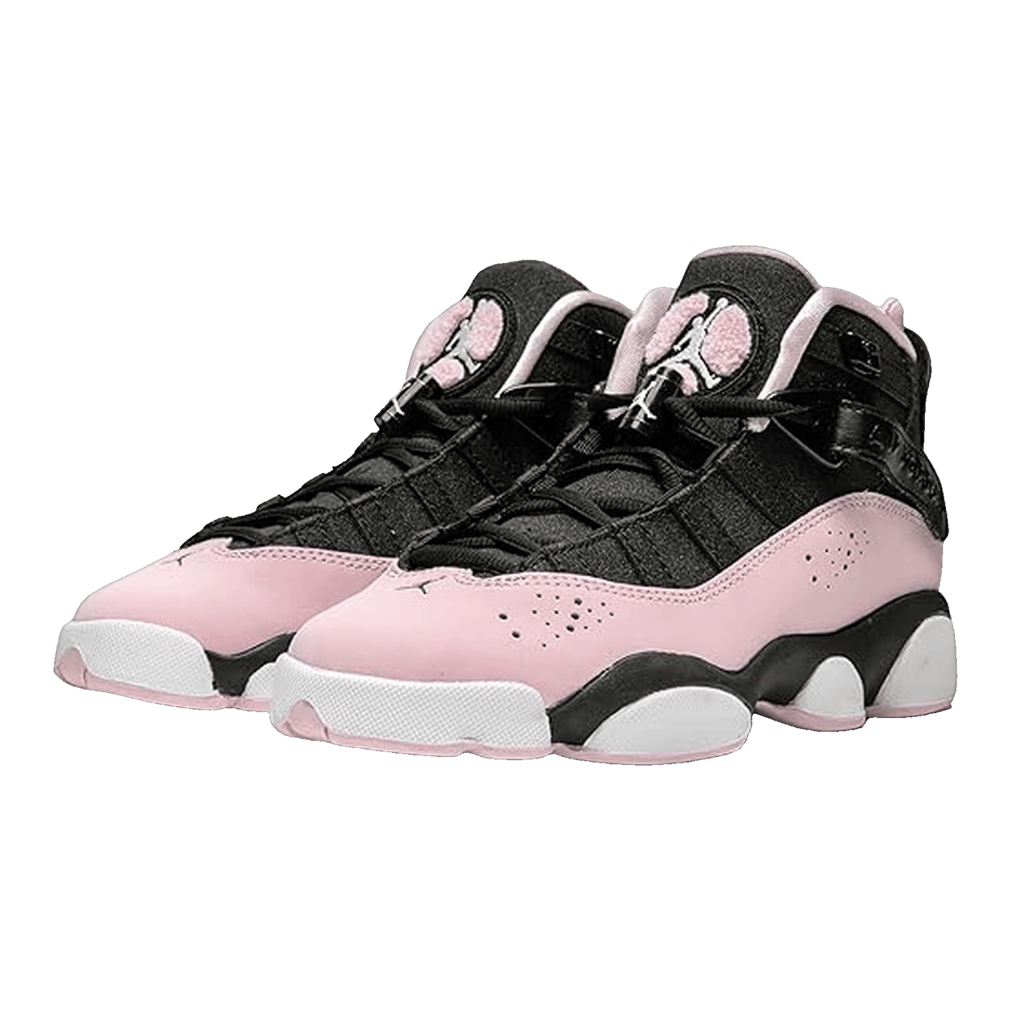 Nike Air Jordan 6 Rings Black Pink Foam (GS) Side 323399-006