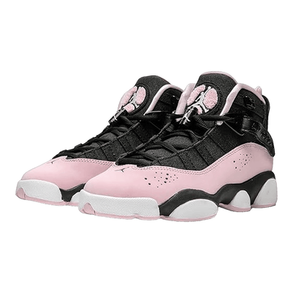 Nike Air Jordan 6 Rings Black Pink Foam (GS) Side 323399-006