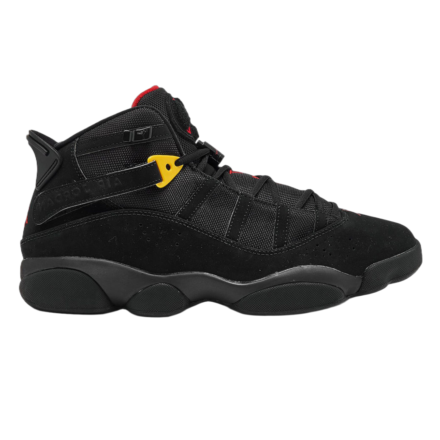 Nike Air Jordan 6 Rings Black Red Sulfur 322992-065