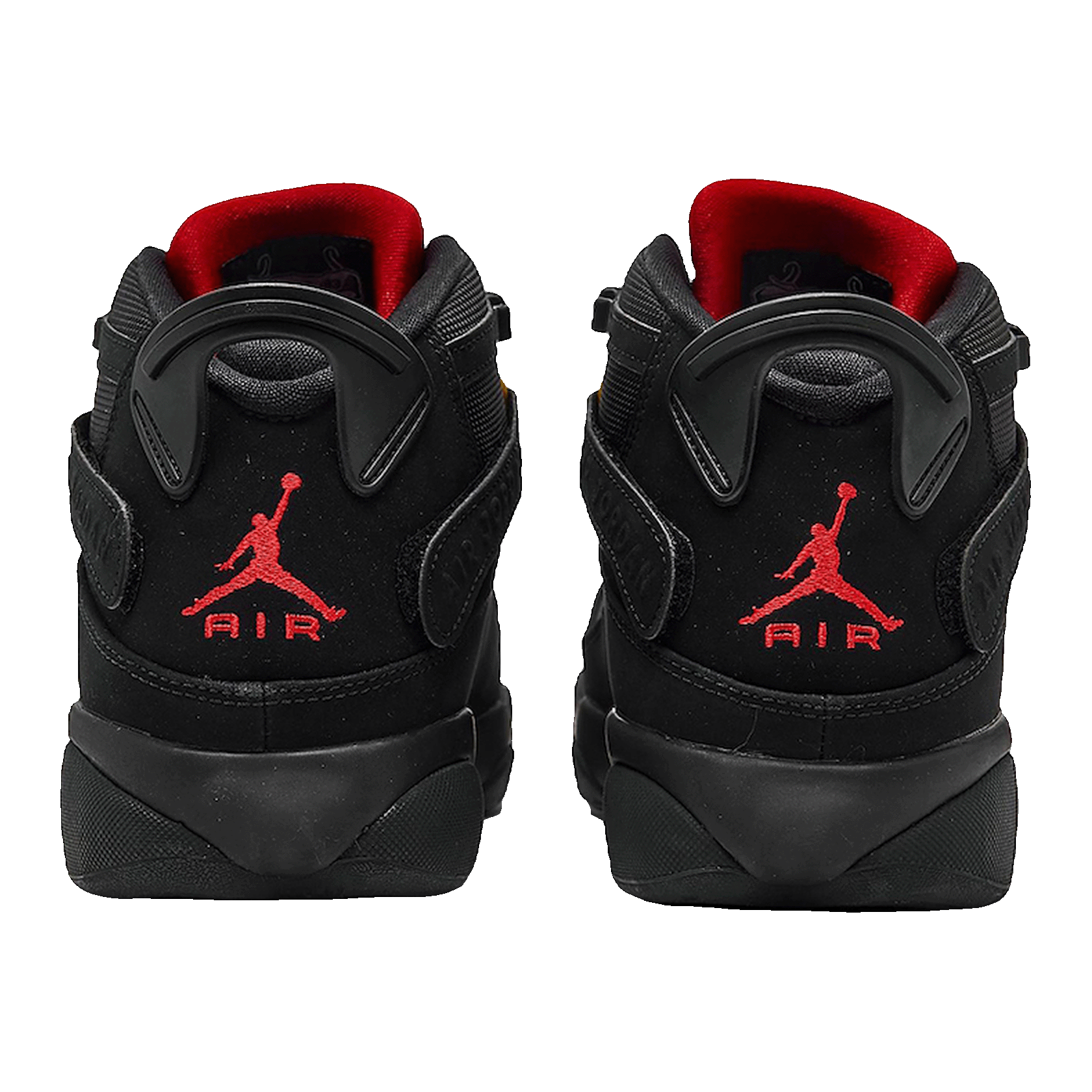 Nike Air Jordan 6 Rings Black Red Sulfur Back