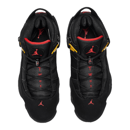 Nike Air Jordan 6 Rings Black Red Sulfur Oben