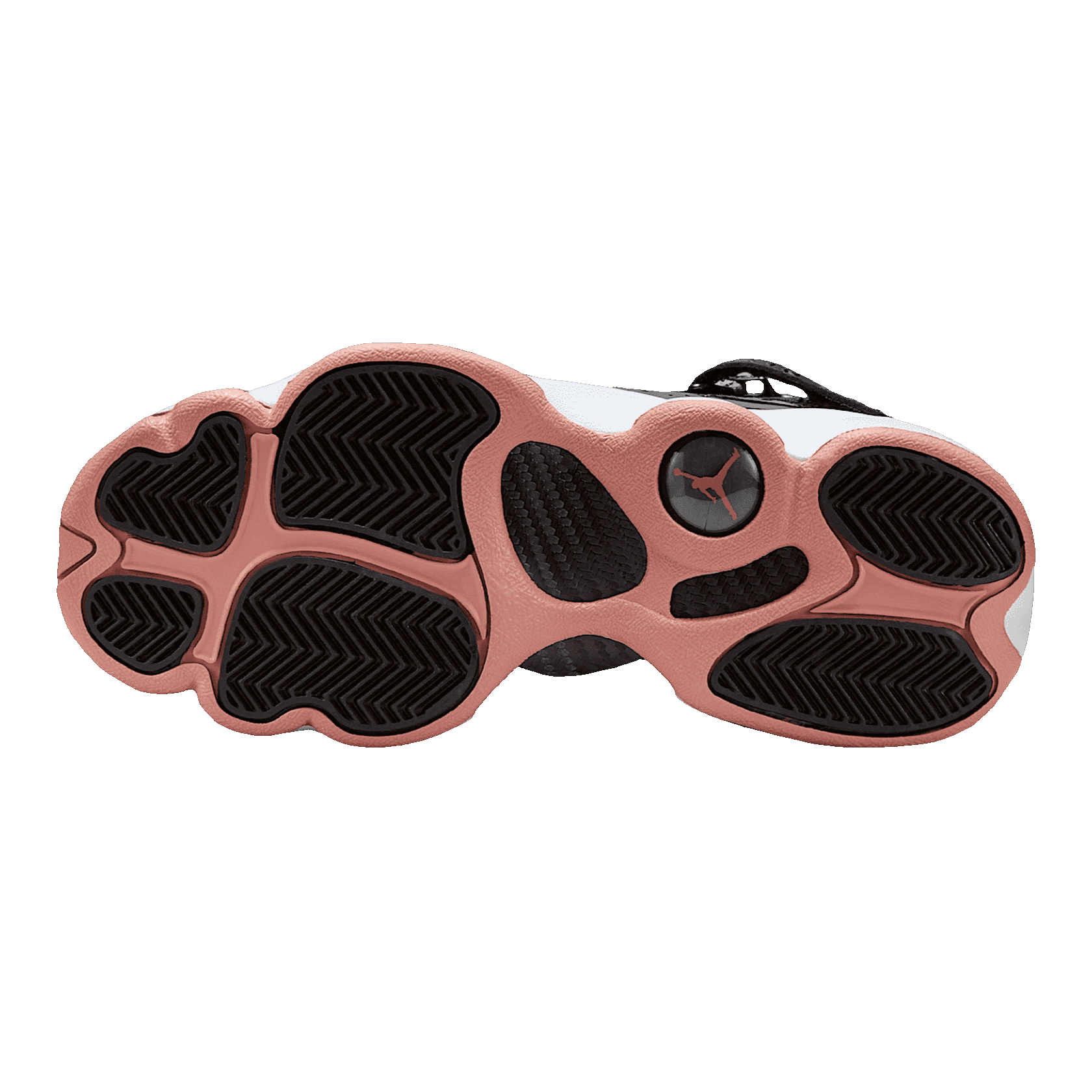 Nike Air Jordan 6 Rings Black White Anthracite Rust Pink (GS) Sohle 323419-068