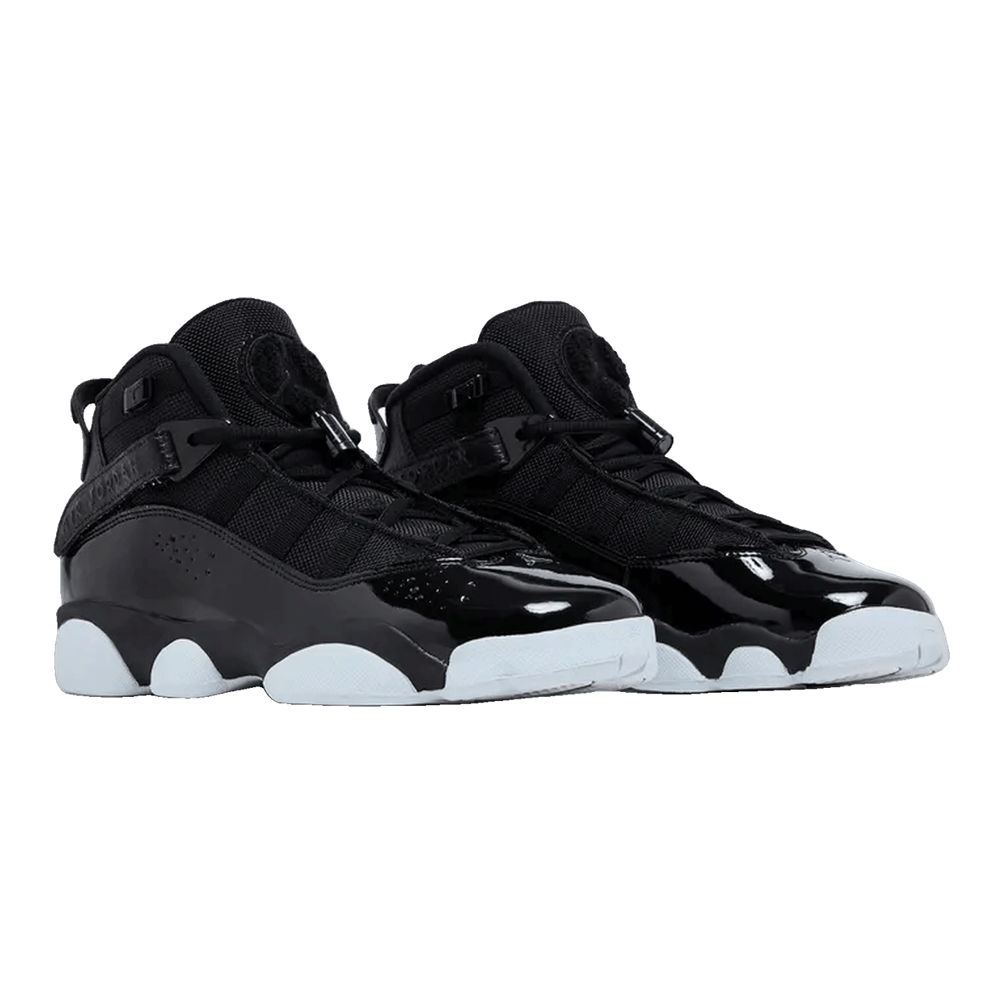 Nike Air Jordan 6 Rings Black White (GS) Side 323419-011