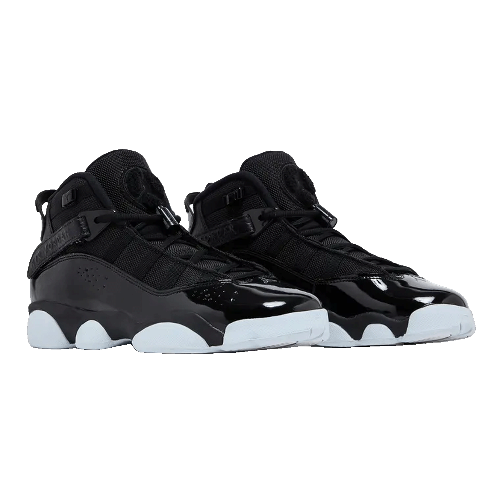 Nike Air Jordan 6 Rings Black White (GS) Side 323419-011