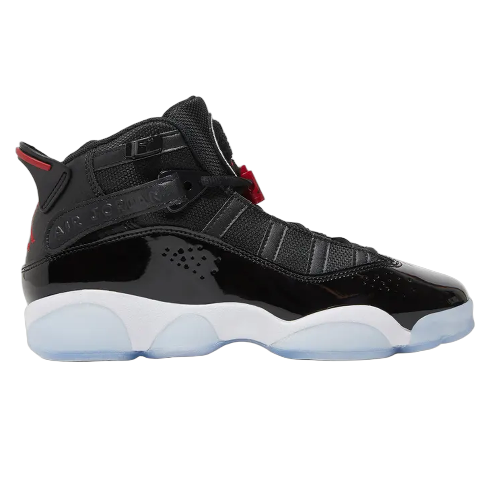 Nike Air Jordan 6 Rings Black Varsity Red (GS) 323419-062