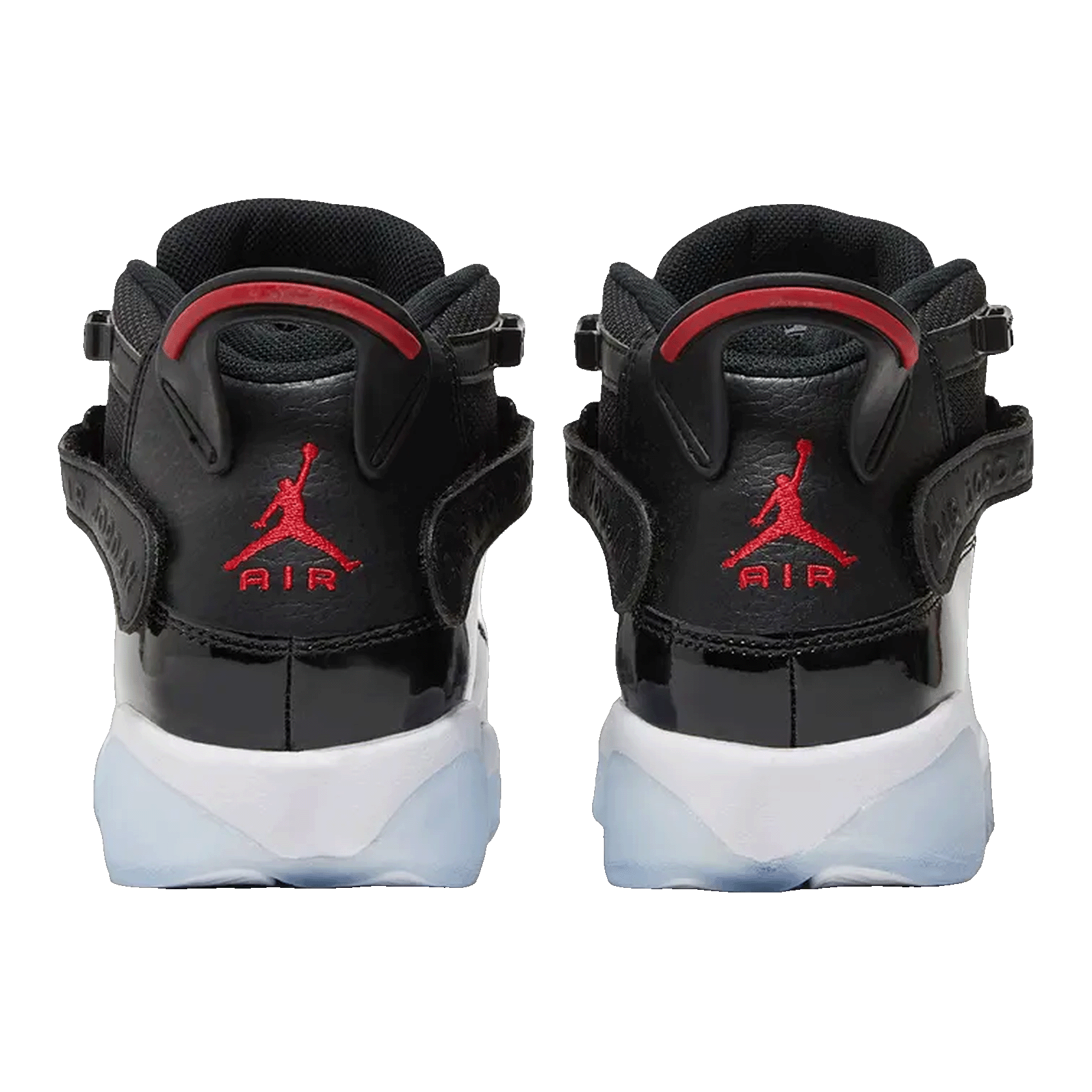 Nike Air Jordan 6 Rings Black Varsity Red (GS) Back 323419-062