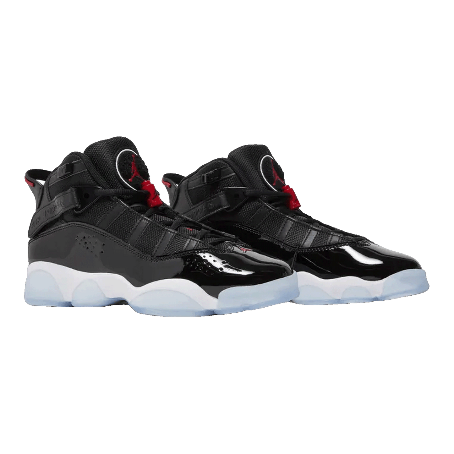 Nike Air Jordan 6 Rings Black Varsity Red (GS) Side 323419-062