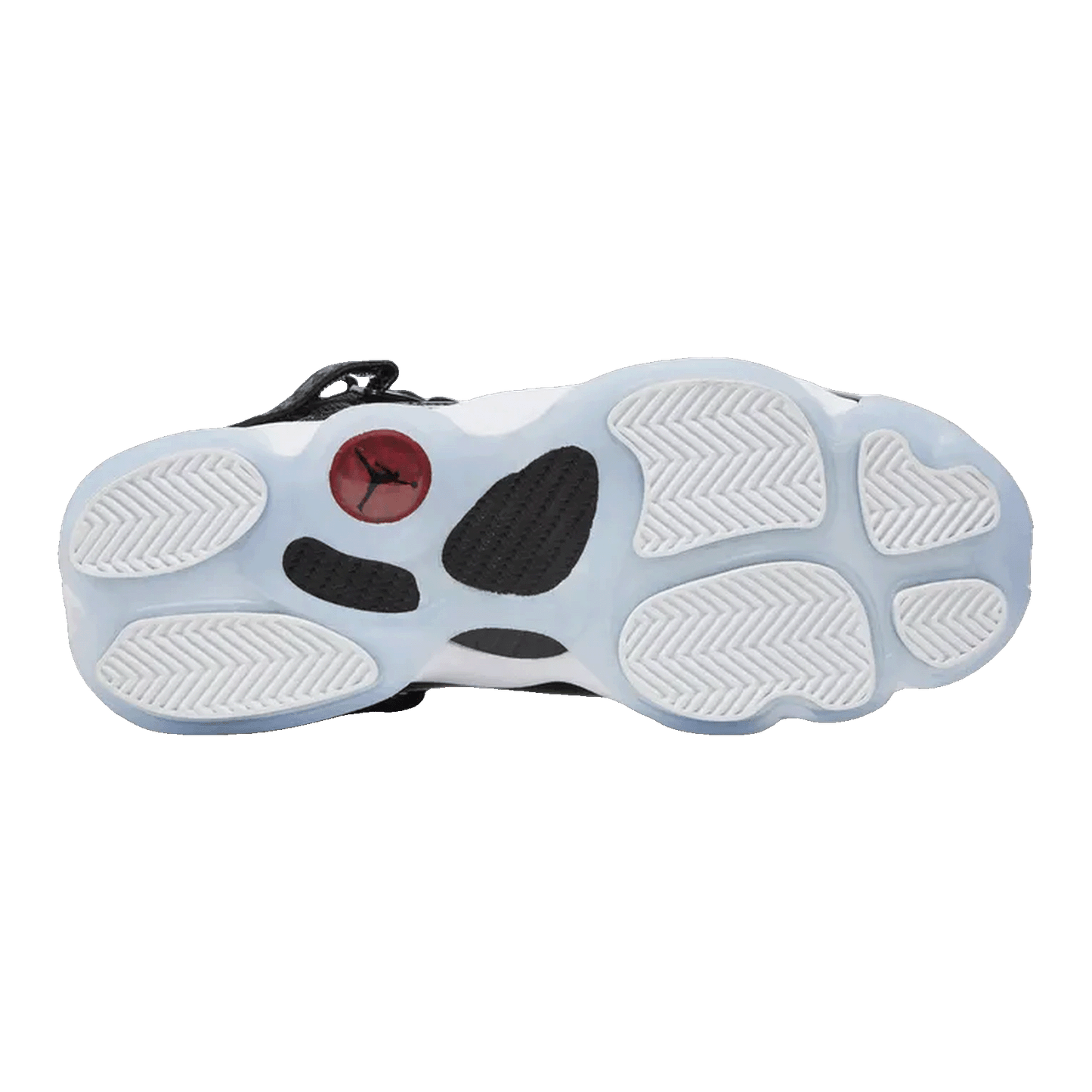 Nike Air Jordan 6 Rings Black Varsity Red (GS) Sohle 323419-062