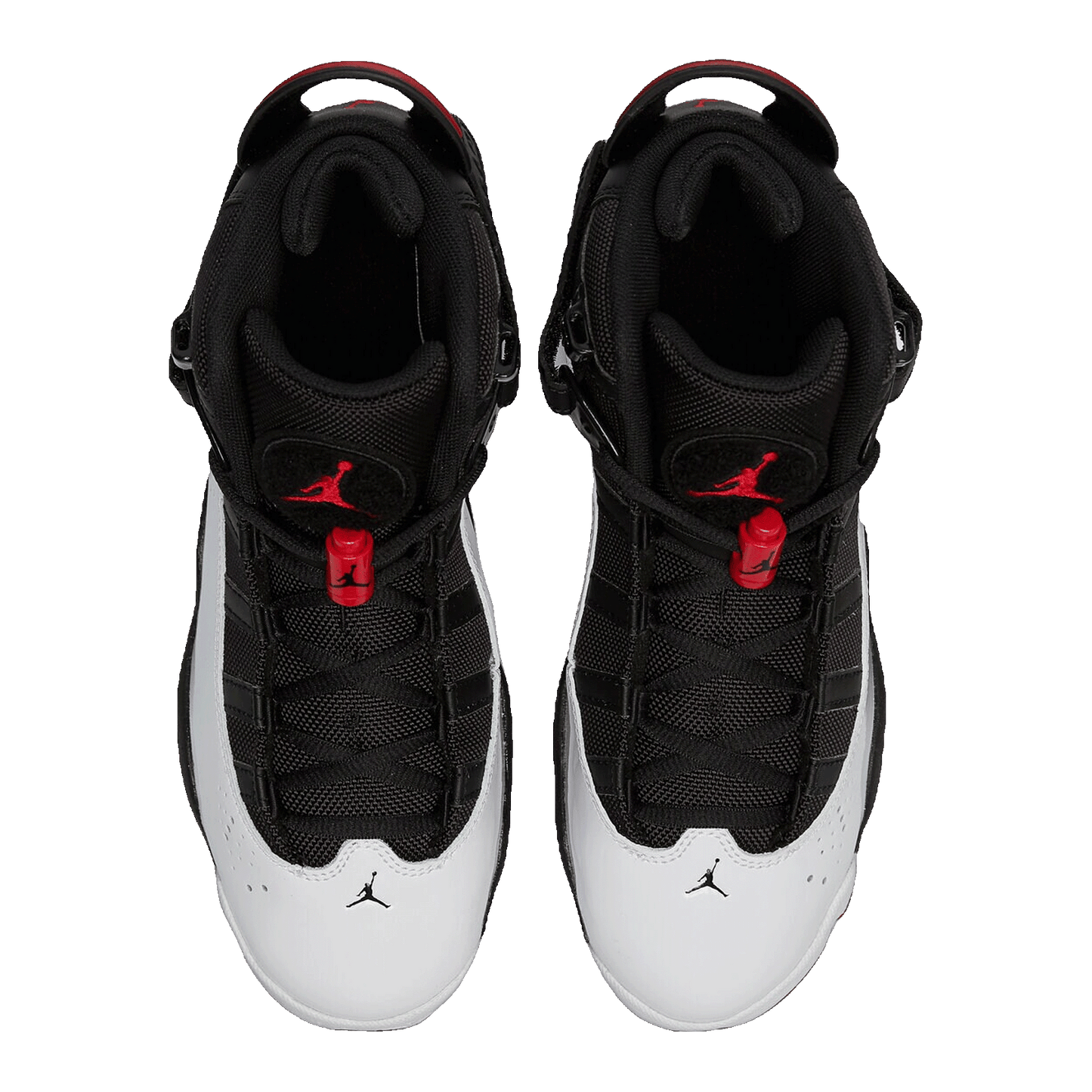 Nike Air Jordan 6 Rings Black White University Red (GS) Oben 323419-067