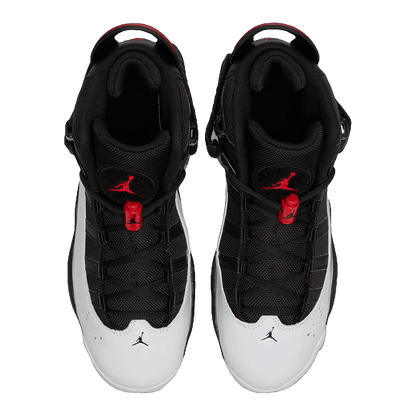 Nike Air Jordan 6 Rings Black White University Red (GS) Oben 323419-067