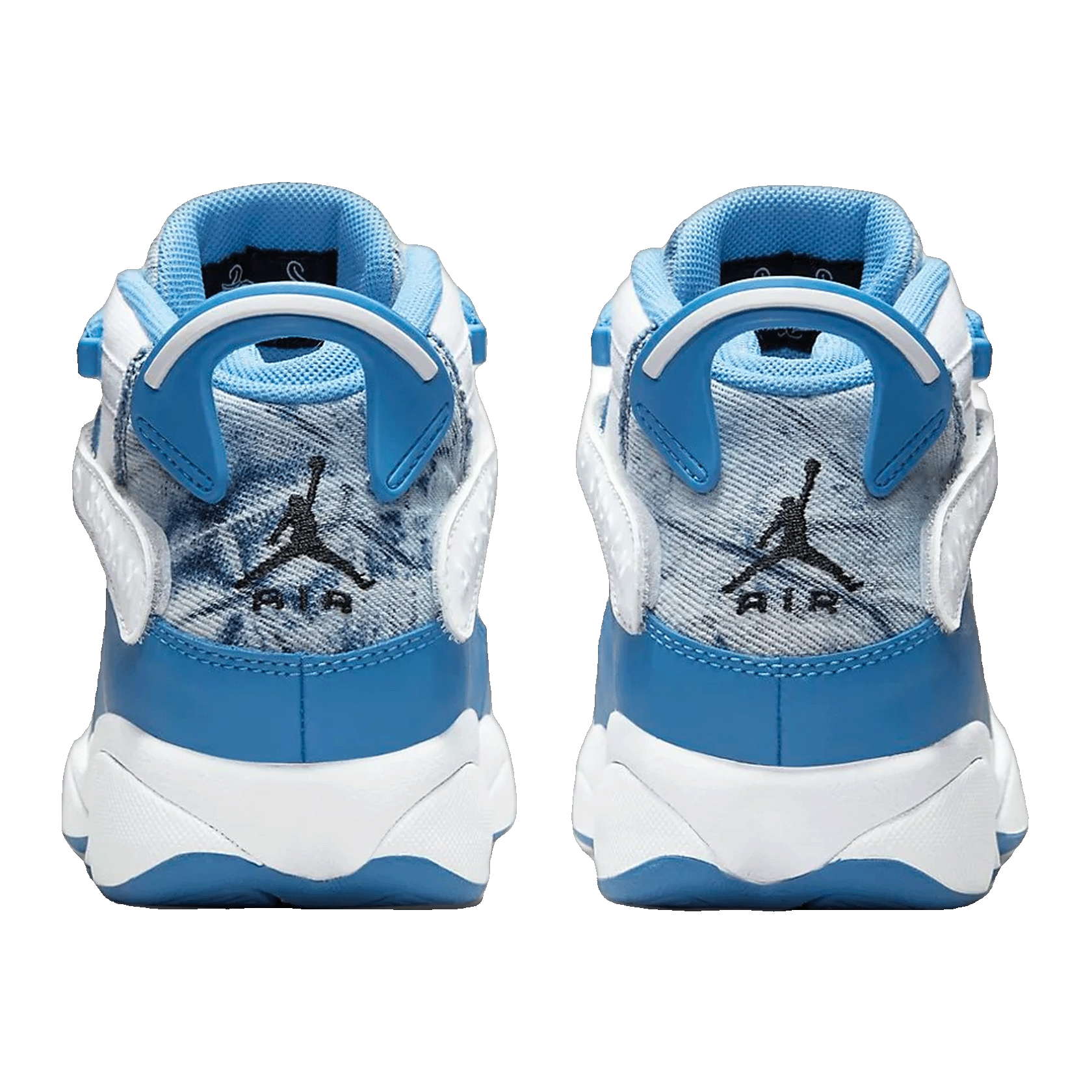 Nike Air Jordan 6 Rings Bleached Denim (GS) Back DM8956-100