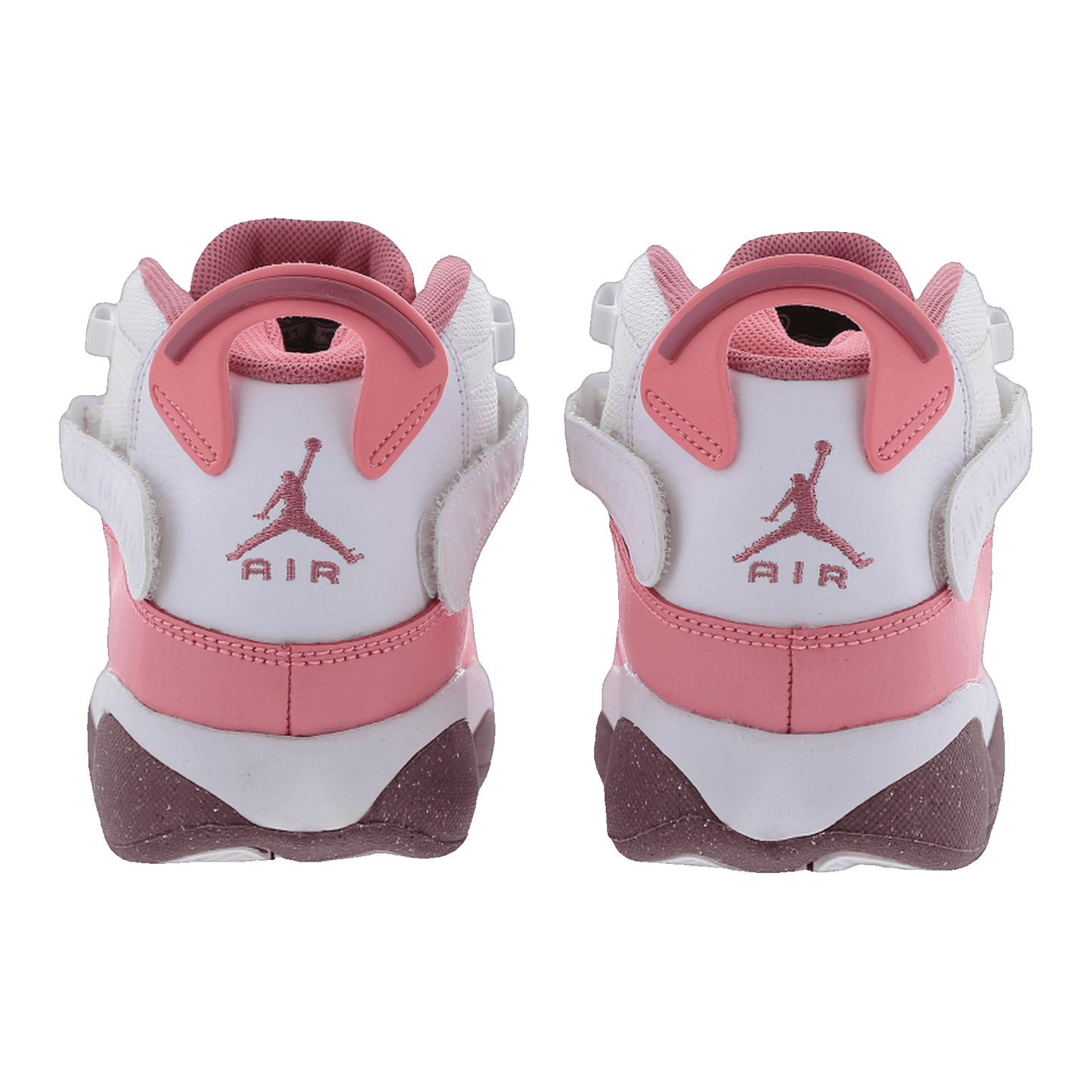 Nike Air Jordan 6 Rings Coral Chalk White Desert Berry (GS) Back 323419-616