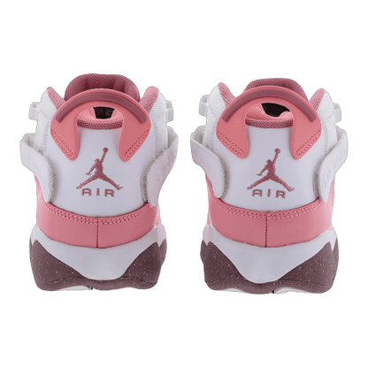 Nike Air Jordan 6 Rings Coral Chalk White Desert Berry (GS) Back 323419-616