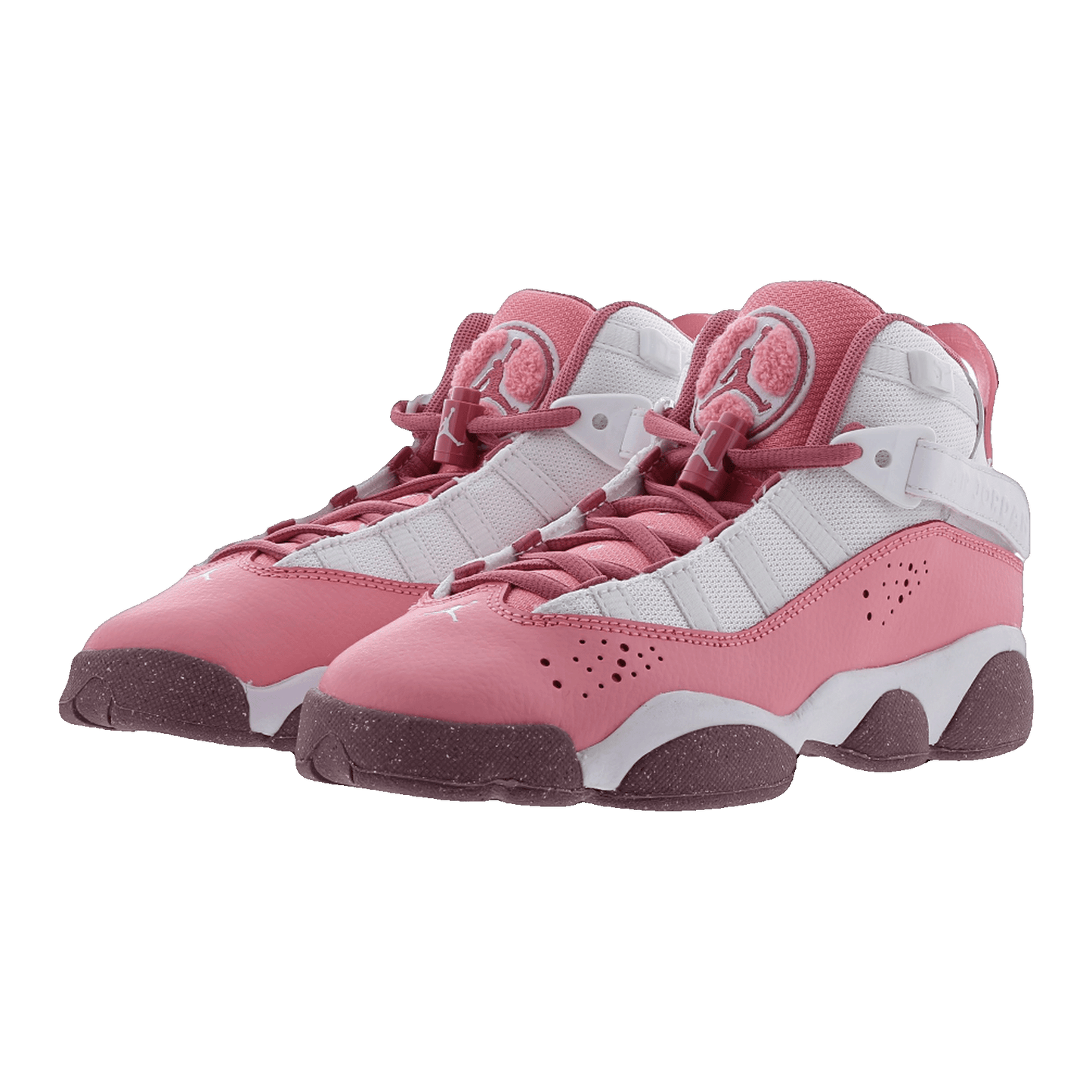 Nike Air Jordan 6 Rings Coral Chalk White Desert Berry (GS) Side 323419-616