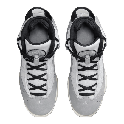 Nike Air Jordan 6 Rings Light Smoke Grey Black Sail White (GS) Oben FJ4651-077