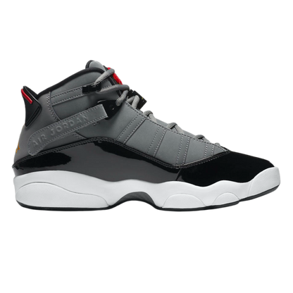 Nike Air Jordan 6 Rings Smoke Grey Black Red Gold 322992-022