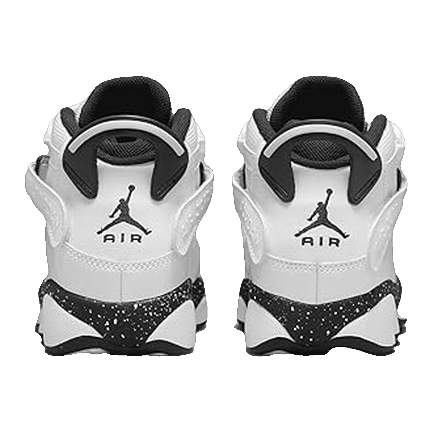 Nike Air Jordan 6 Rings White Black (GS) Back 323419-111