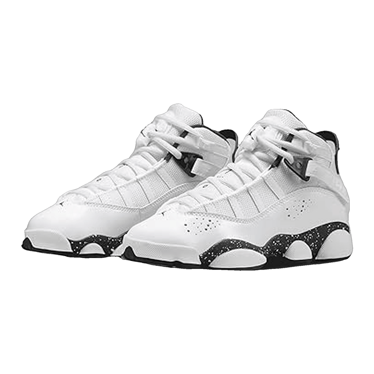 Nike Air Jordan 6 Rings White Black (GS) Side 323419-111