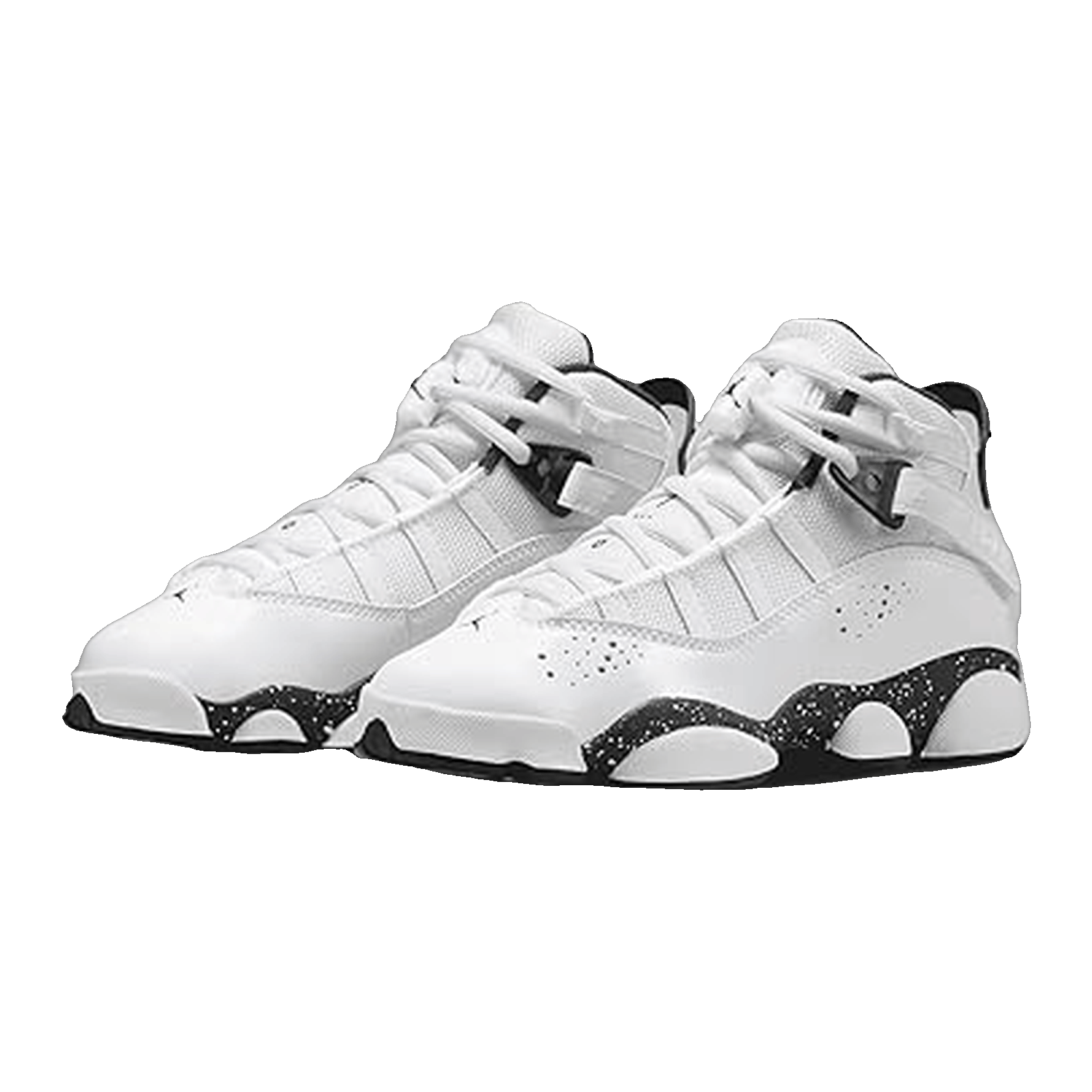 Nike Air Jordan 6 Rings White Black (GS) Side 323419-111