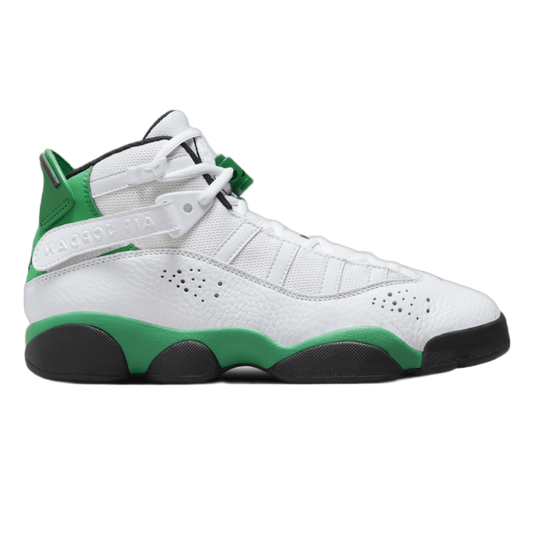 Nike Air Jordan 6 Rings White Black Lucky Green (GS) 323419-131