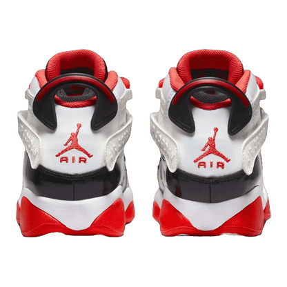 Nike Air Jordan 6 Rings White Black Team Orange (GS) Back DV1345-108