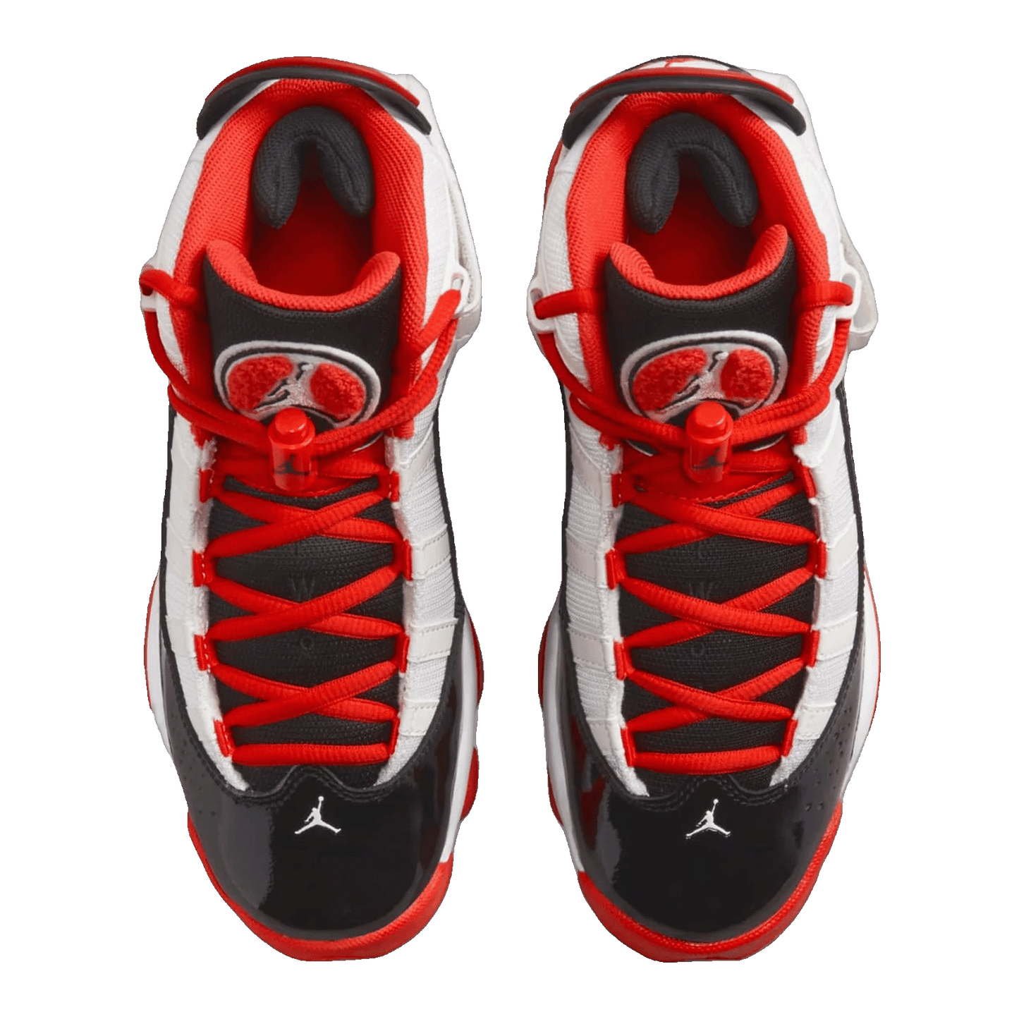 Nike Air Jordan 6 Rings White Black Team Orange (GS) Oben DV1345-108