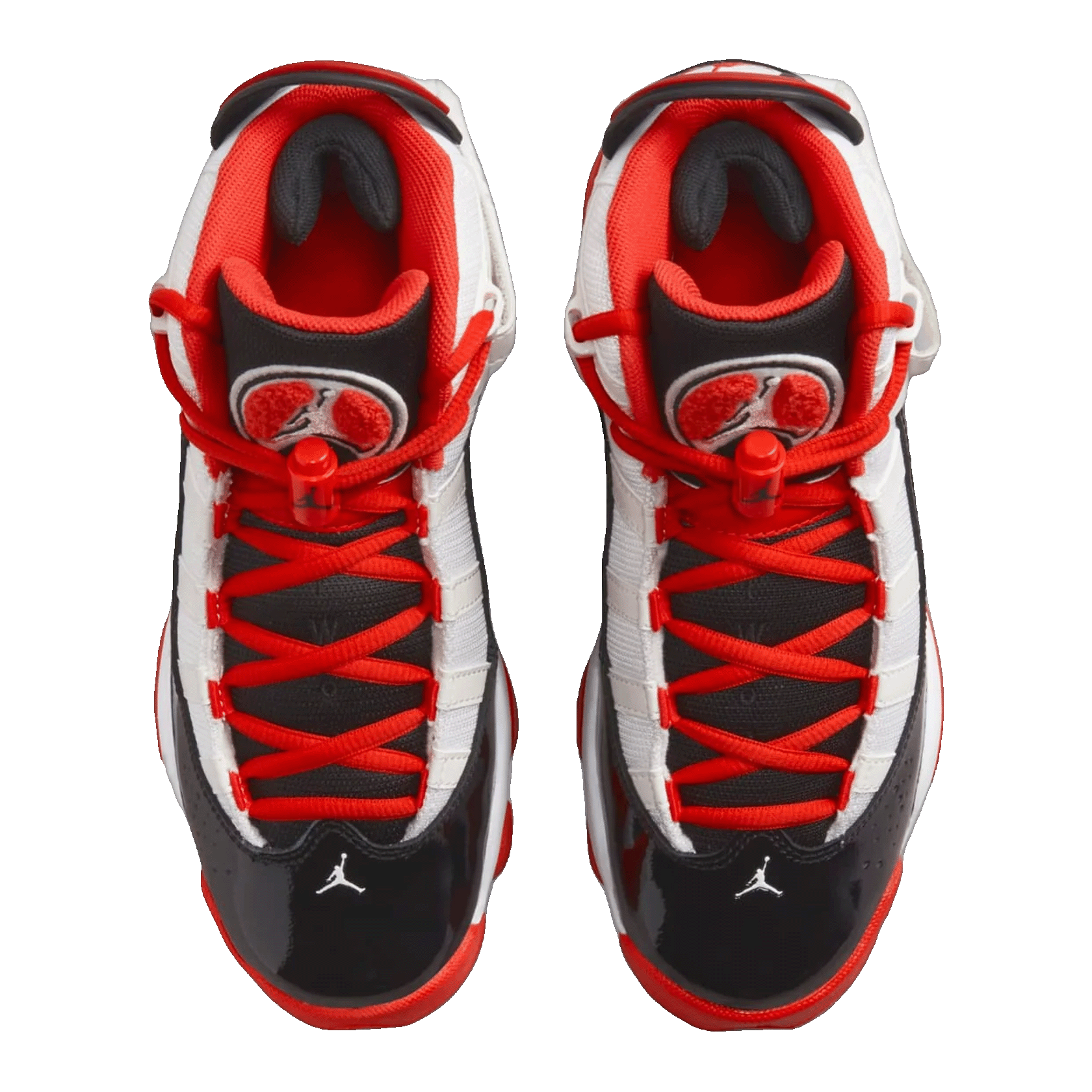 Nike Air Jordan 6 Rings White Black Team Orange (GS) Oben DV1345-108