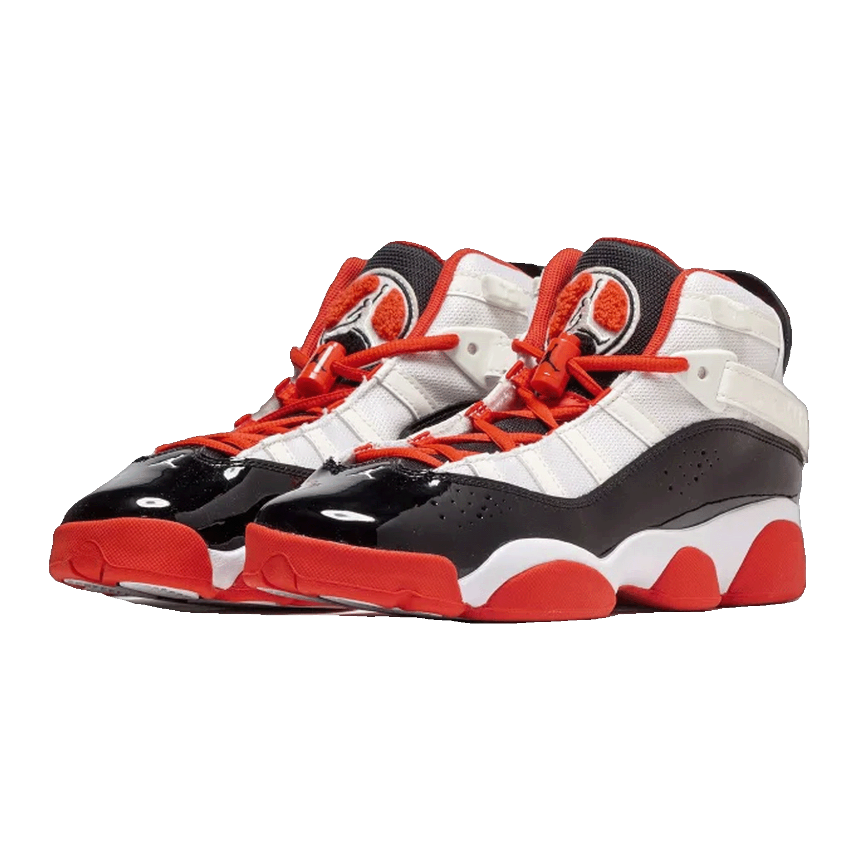 Nike Air Jordan 6 Rings White Black Team Orange (GS) Side DV1345-108