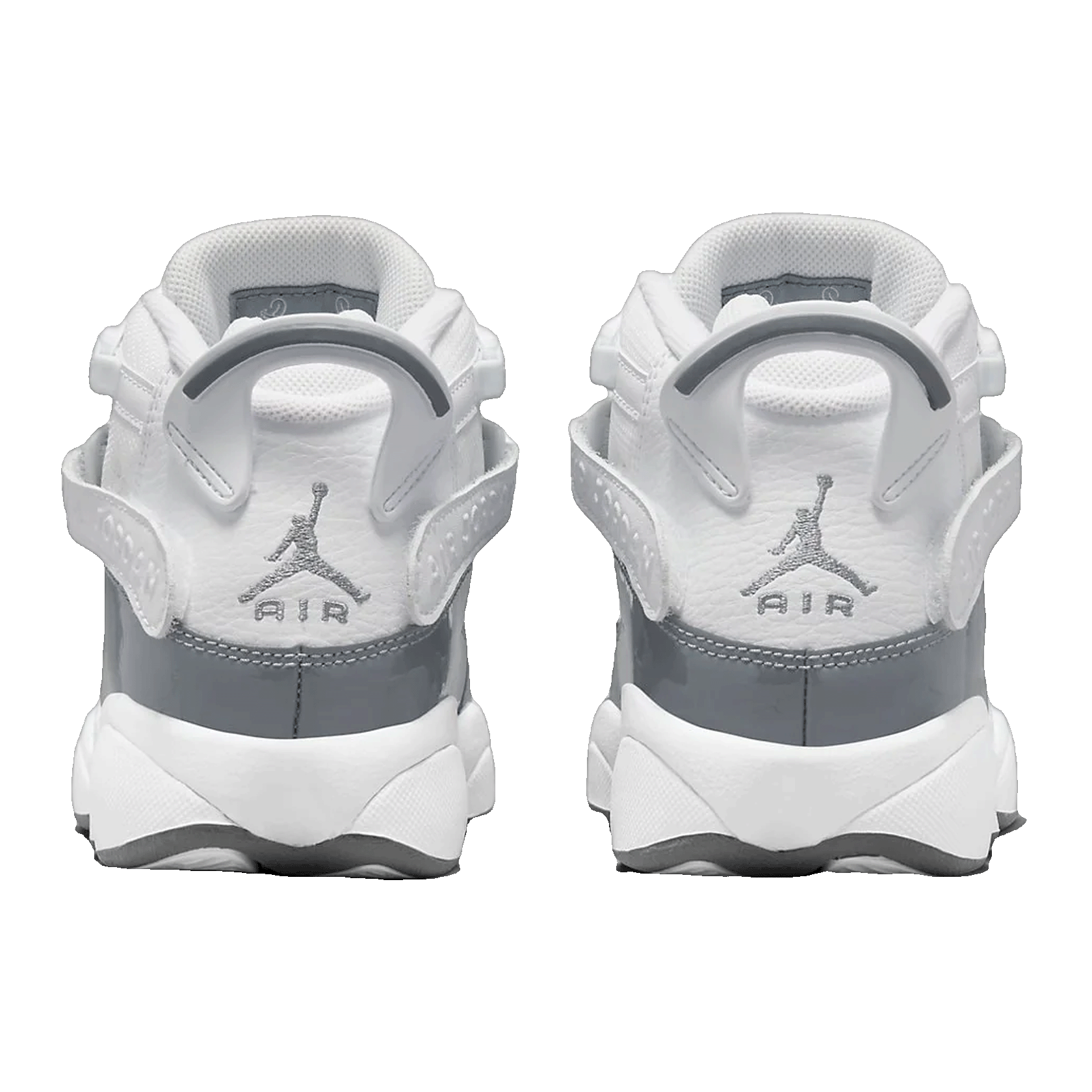 Nike Air Jordan 6 Rings White Cool Grey (GS) Back 323419-121