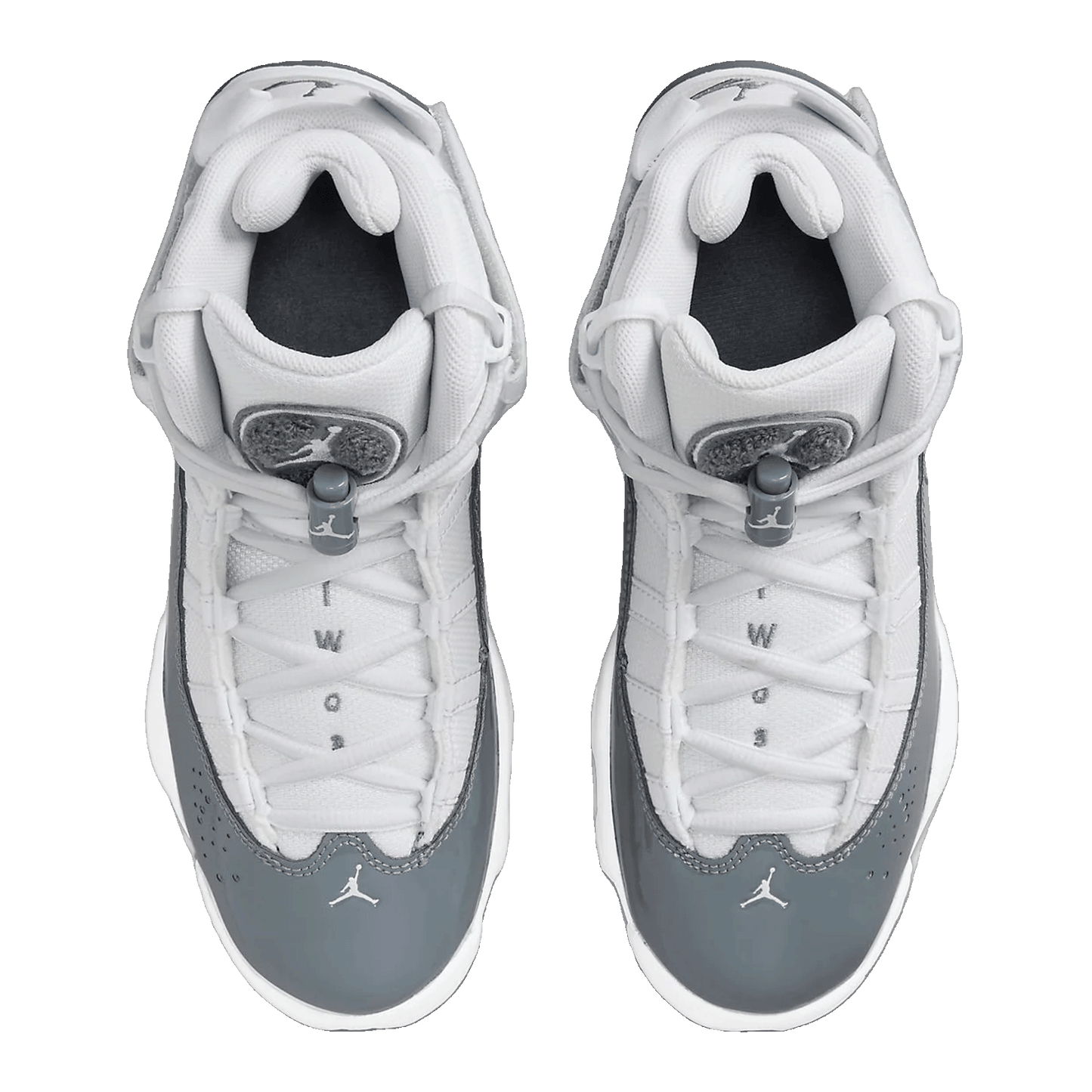 Nike Air Jordan 6 Rings White Cool Grey (GS) Oben 323419-121