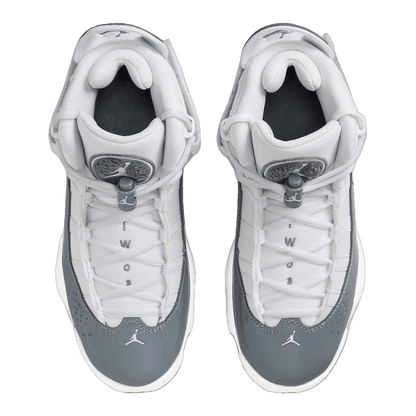 Nike Air Jordan 6 Rings White Cool Grey (GS) Oben 323419-121