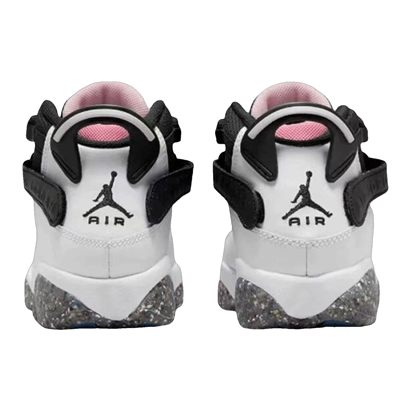 Nike Air Jordan 6 Rings White Coral Chalk Picante Red Black (GS) Back DV3178-100