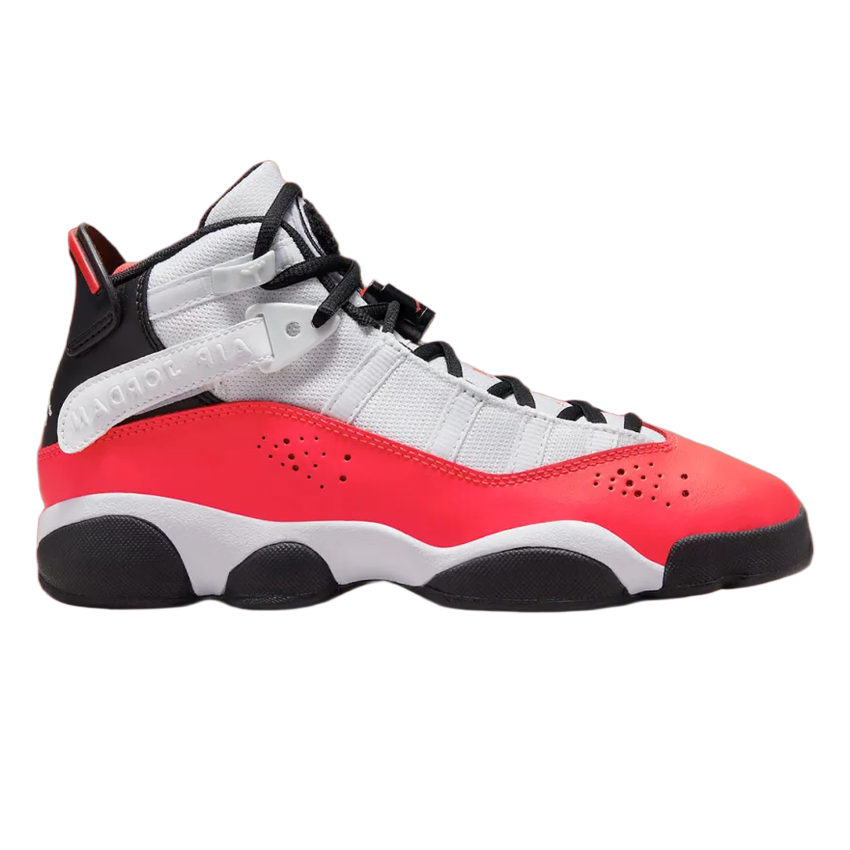 Nike Air Jordan 6 Rings White Infrared 23 Black (GS) 323419-106