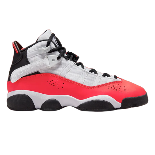 Nike Air Jordan 6 Rings White Infrared 23 Black (GS) 323419-106