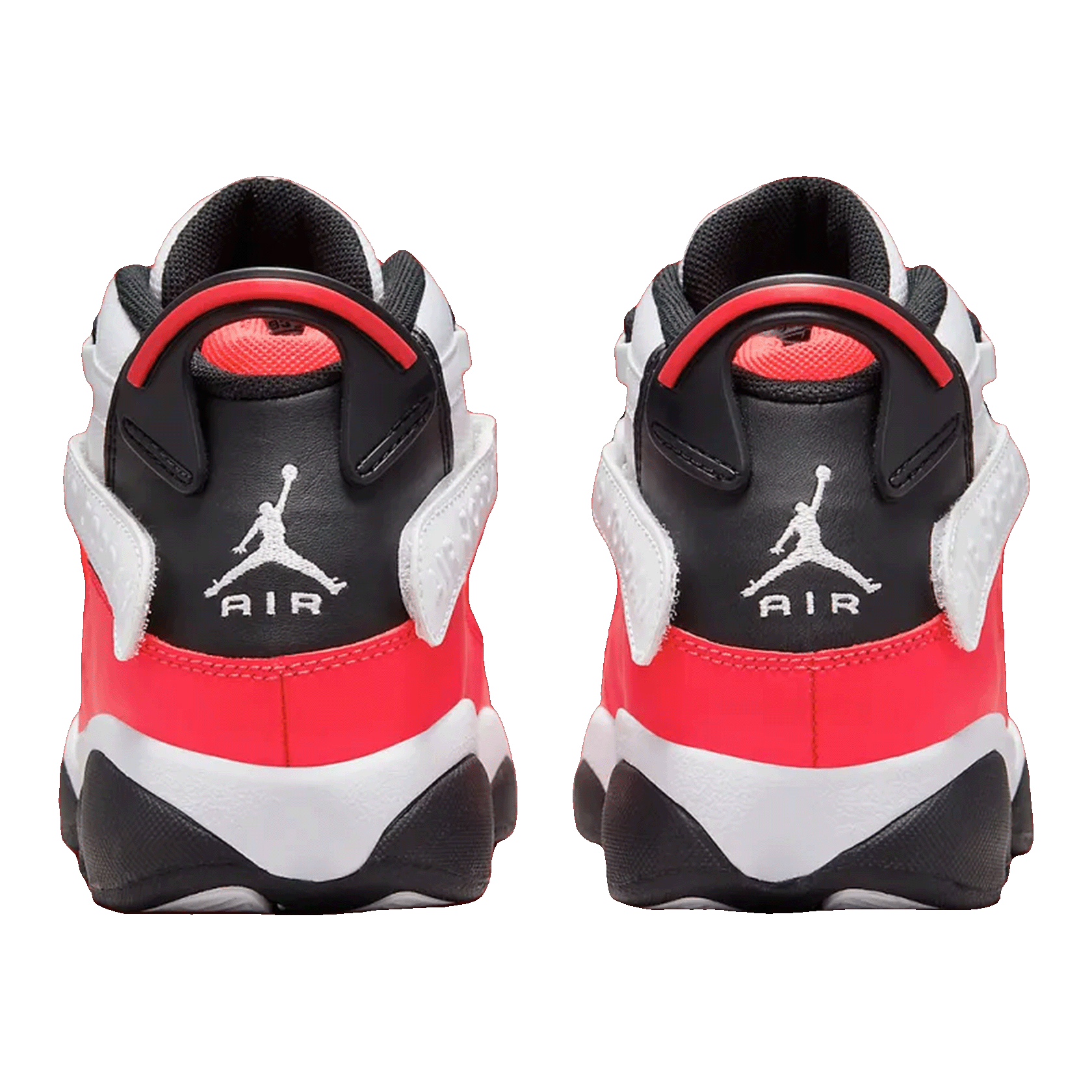 Nike Air Jordan 6 Rings White Infrared 23 Black (GS) Back 323419-106