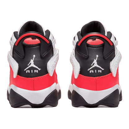 Nike Air Jordan 6 Rings White Infrared 23 Black (GS) Back 323419-106