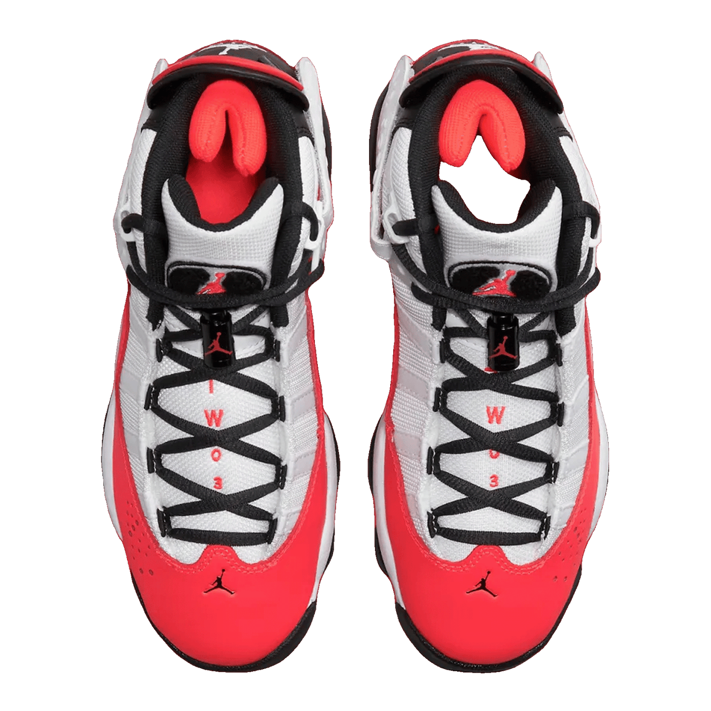 Nike Air Jordan 6 Rings White Infrared 23 Black (GS) Oben